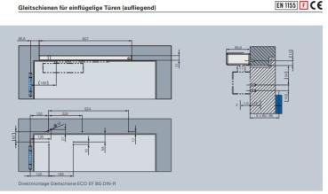 ECO Gleitschienenschließer TS 62–EN 2-5 EF BG